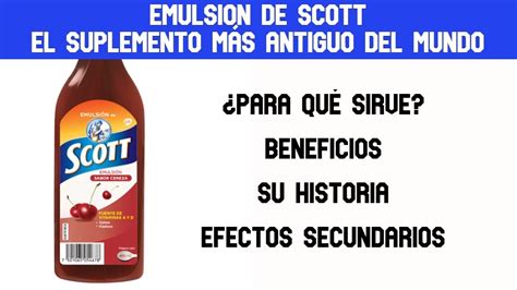 emulsión de scott para adultos.